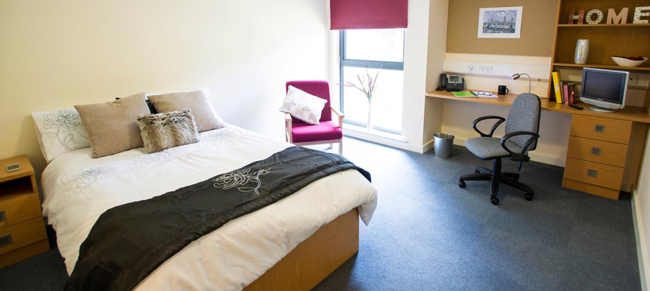 Example bedroom in our en-suite accommodation