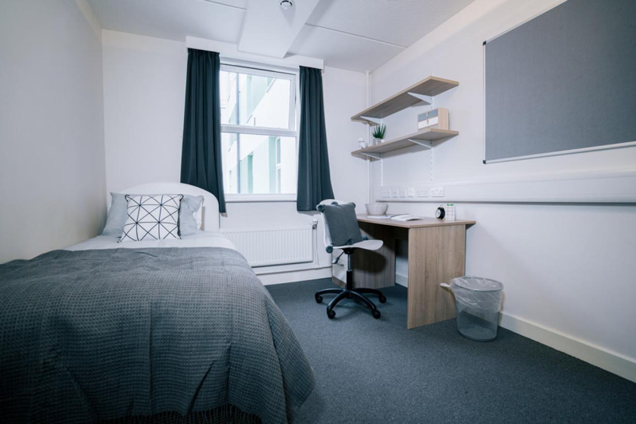 Student accommodation example room
